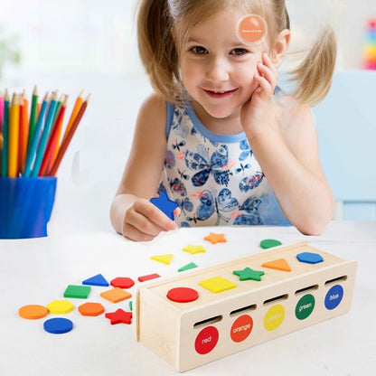 Wooden Learning Toys For Toddlers Ages 3-6, Children Unisex Educational Toy In Colour