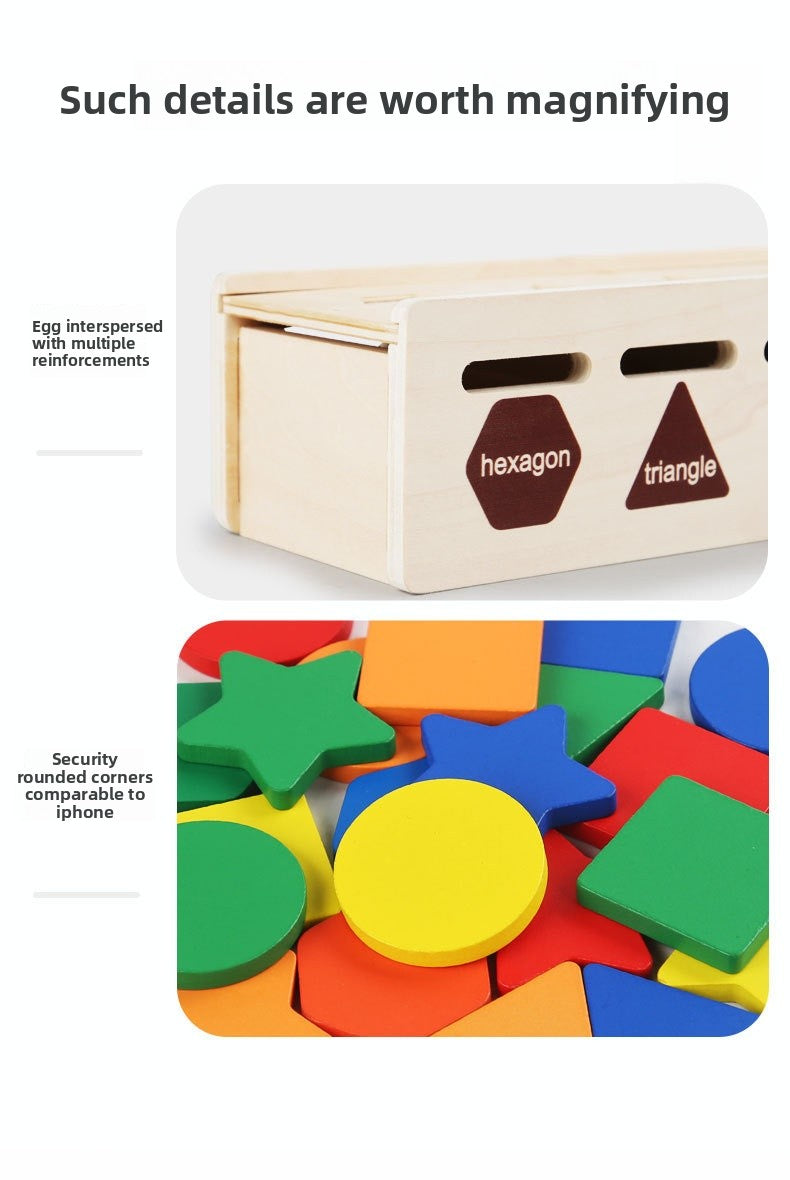 Wooden Learning Toys For Toddlers Ages 3-6, Children Unisex Educational Toy In Colour