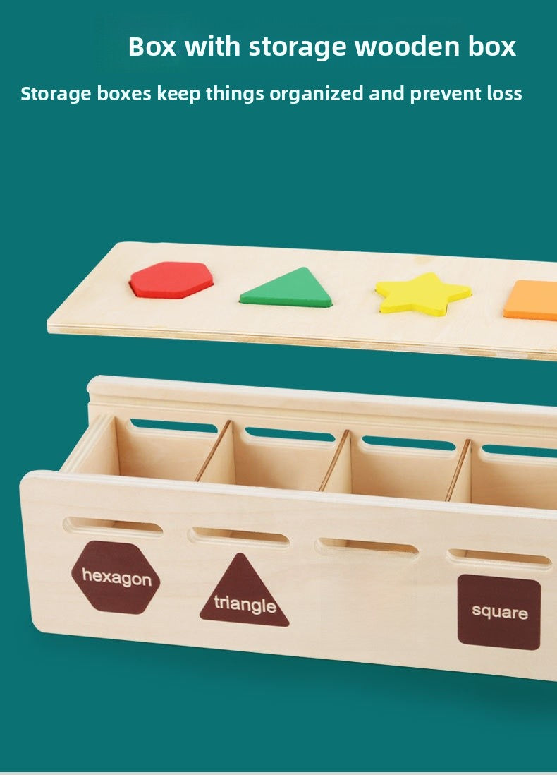 Wooden Learning Toys For Toddlers Ages 3-6, Children Unisex Educational Toy In Colour