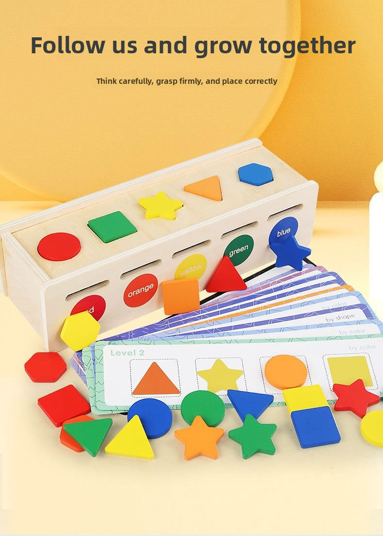Wooden Learning Toys For Toddlers Ages 3-6, Children Unisex Educational Toy In Colour