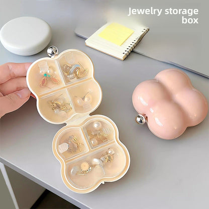 Solid Color Jewelry Box In White For Elegant Storage And Organization