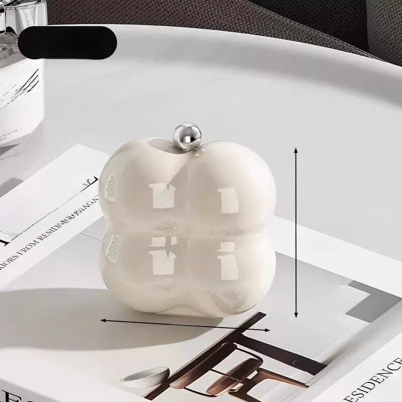 Solid Color Jewelry Box In White For Elegant Storage And Organization