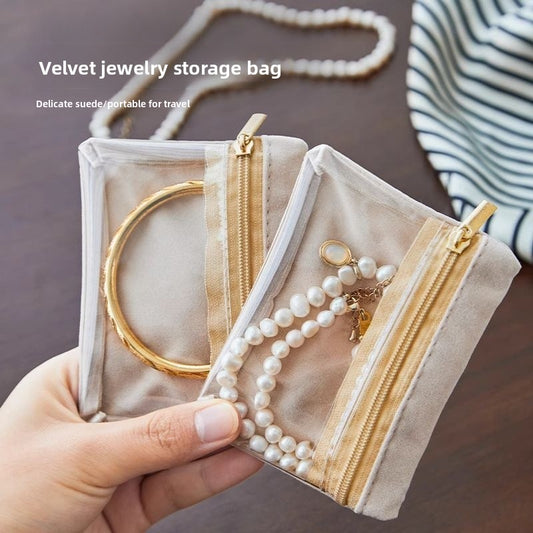 Solid Color Jewelry Packaging Bags Made Of Soft Flannel For Elegant And Protective Storage