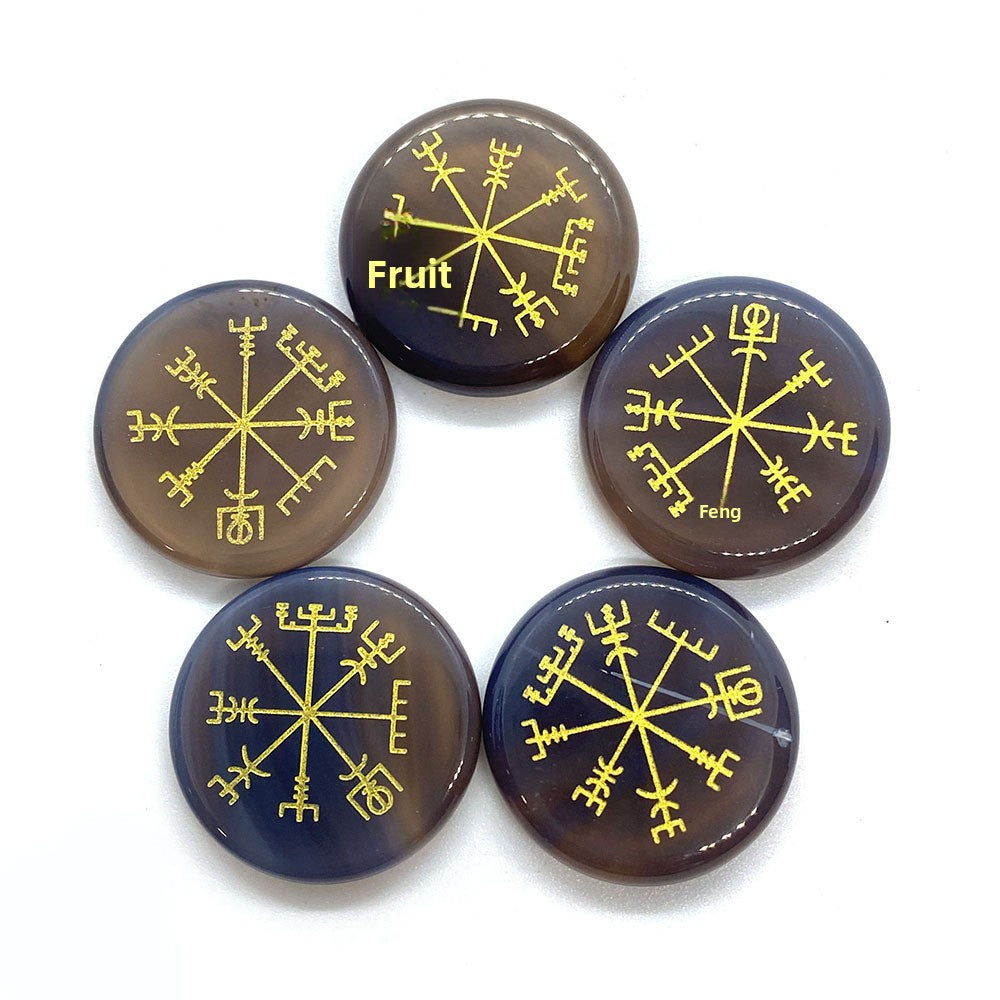 5 PCS Package Of Polished Natural Stone Round Lapis Lazuli Beads For Jewelry Making In Baroque Style