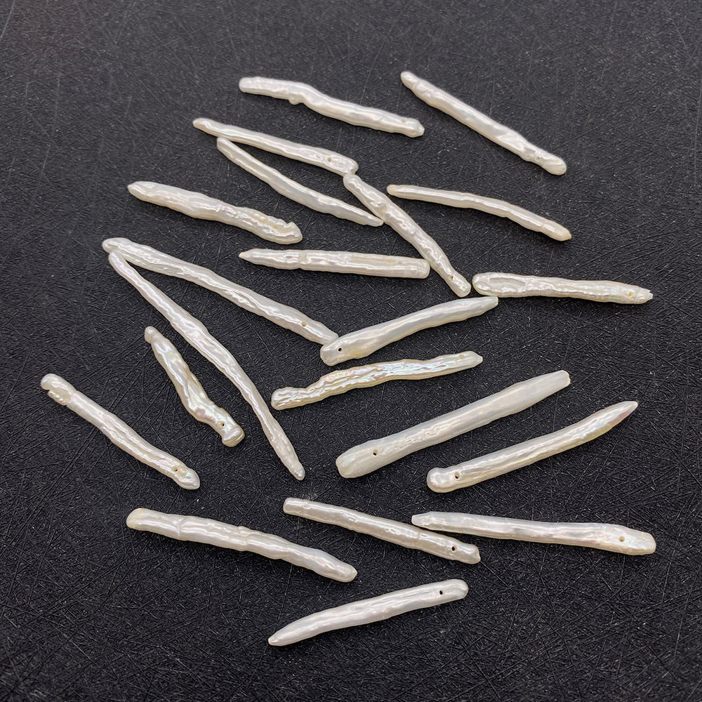 Freshwater Pearl Beads With Irregular Baroque Pearl Inlay, Natural Material In Baroque Style For Jewelry Making