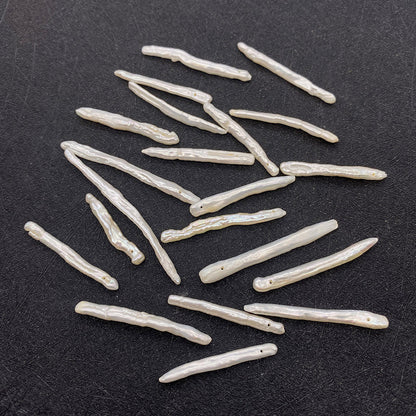 Freshwater Pearl Beads With Irregular Baroque Pearl Inlay, Natural Material In Baroque Style For Jewelry Making