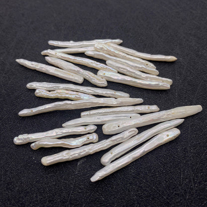 Freshwater Pearl Beads With Irregular Baroque Pearl Inlay, Natural Material In Baroque Style For Jewelry Making
