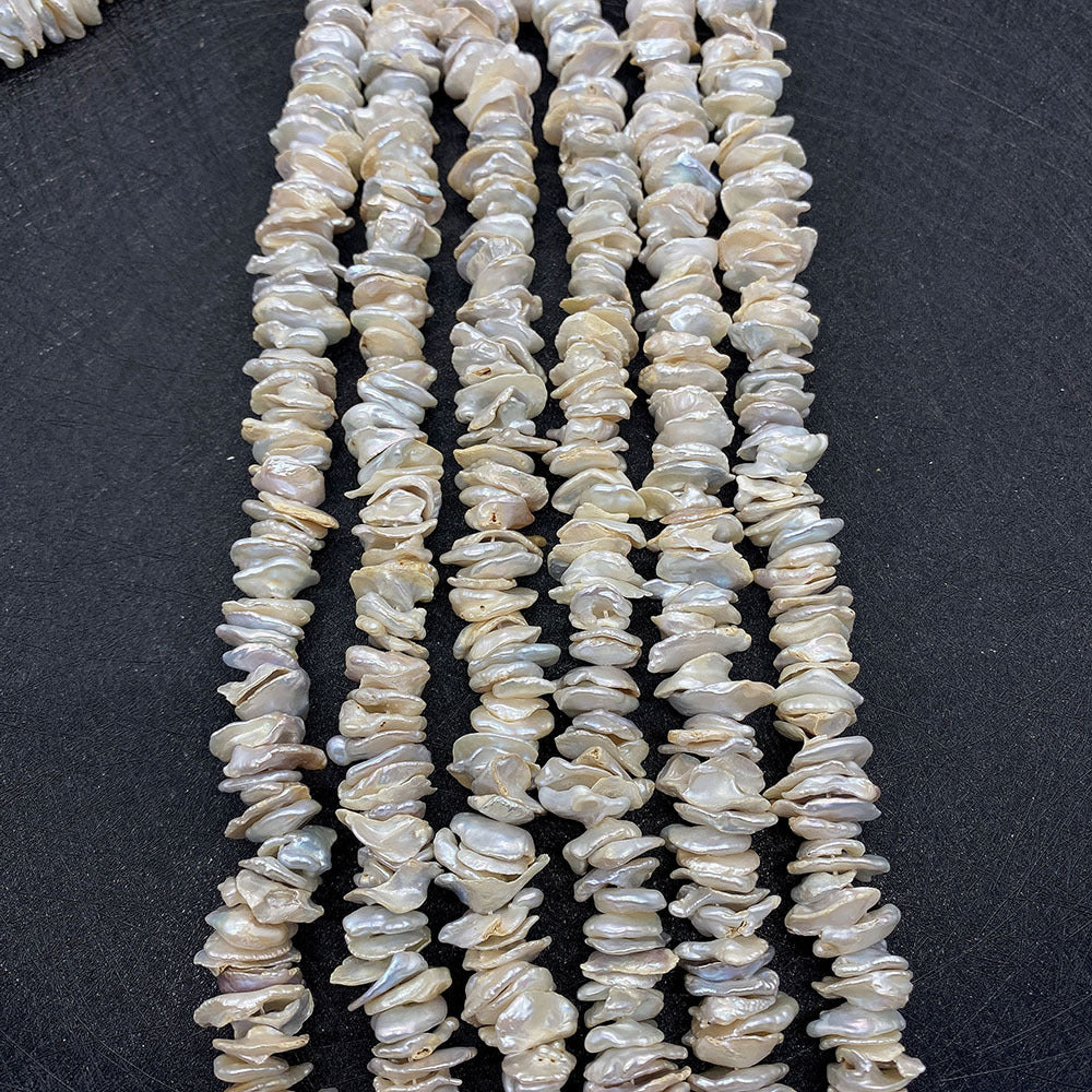 Irregular Natural Freshwater Pearl Beads Featuring Baroque Style For Jewelry Making