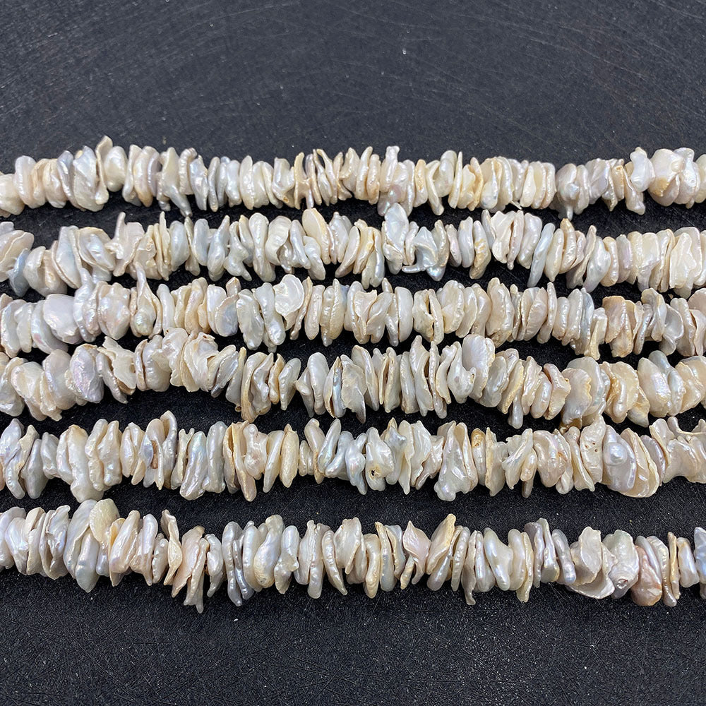 Irregular Natural Freshwater Pearl Beads Featuring Baroque Style For Jewelry Making