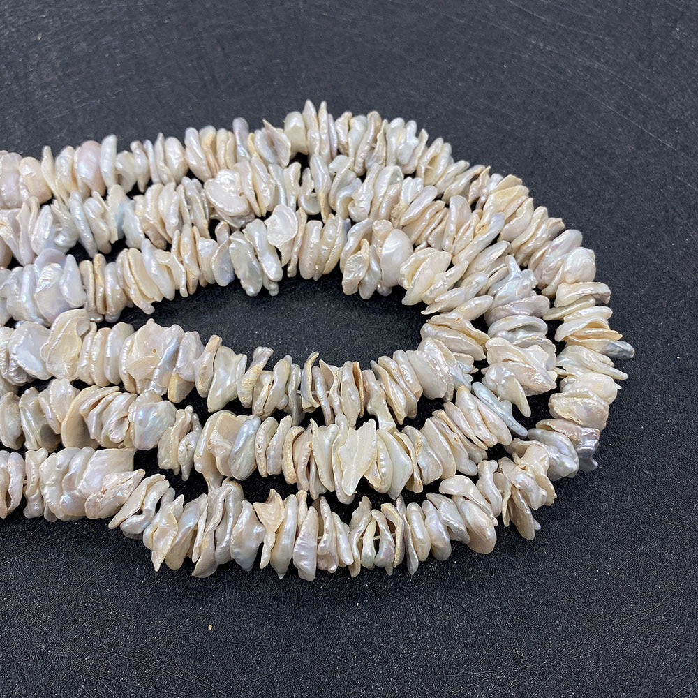 Irregular Natural Freshwater Pearl Beads Featuring Baroque Style For Jewelry Making