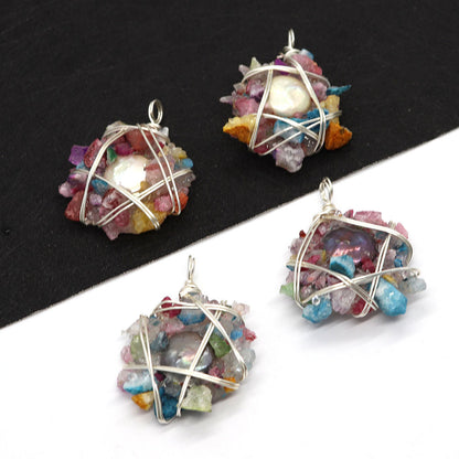 Elegant Pendant With Genuine Freshwater Pearl And Freshwater Pearl Inlay For Timeless Jewelry