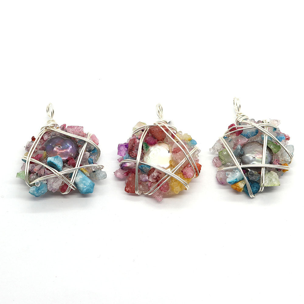 Elegant Pendant With Genuine Freshwater Pearl And Freshwater Pearl Inlay For Timeless Jewelry