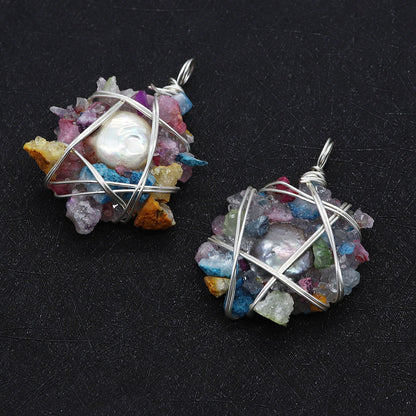Elegant Pendant With Genuine Freshwater Pearl And Freshwater Pearl Inlay For Timeless Jewelry