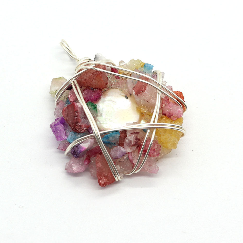 Elegant Pendant With Genuine Freshwater Pearl And Freshwater Pearl Inlay For Timeless Jewelry