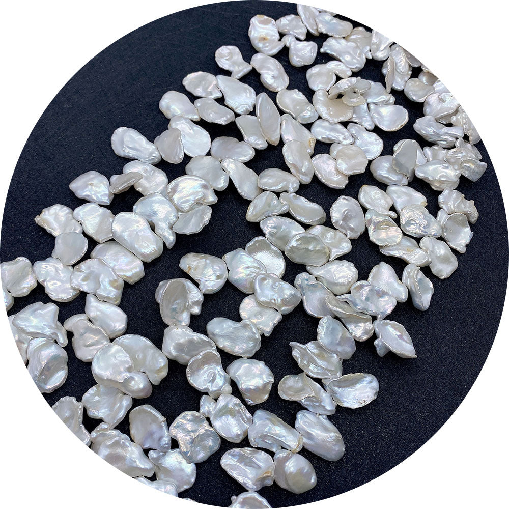Polished Freshwater Pearl Beads Featuring Top Drilled Design For Jewelry Making