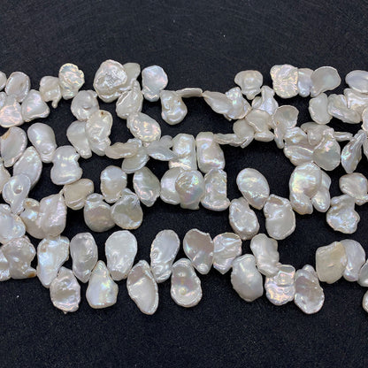 Polished Freshwater Pearl Beads Featuring Top Drilled Design For Jewelry Making