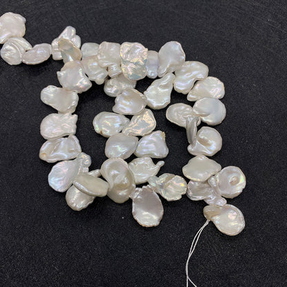 Polished Freshwater Pearl Beads Featuring Top Drilled Design For Jewelry Making
