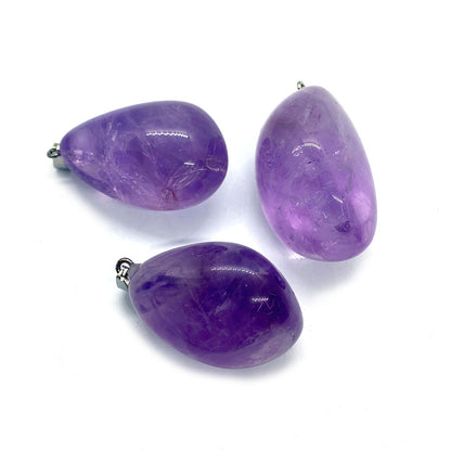 Crystal February Birthstone Amethyst Melon Seed Buckle Jewelry Accessory In Natural Purple With Irregular Craft