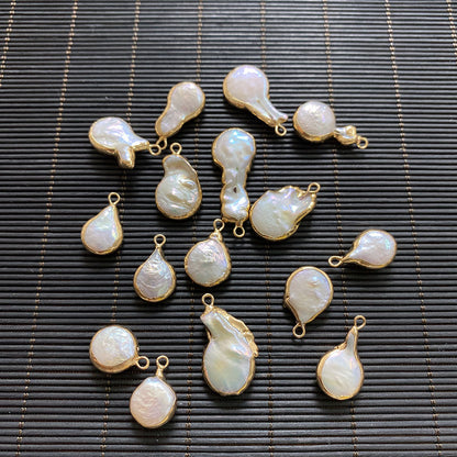Natural Freshwater Pearl Pendant Featuring Irregular Craftsmanship In Retro Style Jewelry Accessories