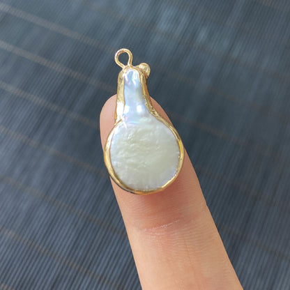Natural Freshwater Pearl Pendant Featuring Irregular Craftsmanship In Retro Style Jewelry Accessories