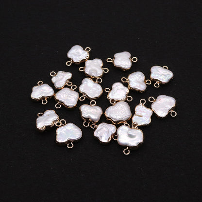 Butterfly Pendant Featuring Freshwater Pearl And Baroque Pearl Inlay In Natural Baroque Style