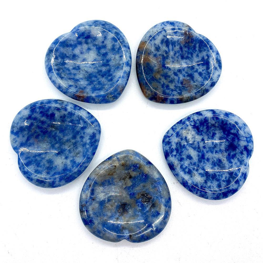 Heart Shape Natural Stone Beads With Smooth Polished Finish, 1 PCS Package For Jewelry Making
