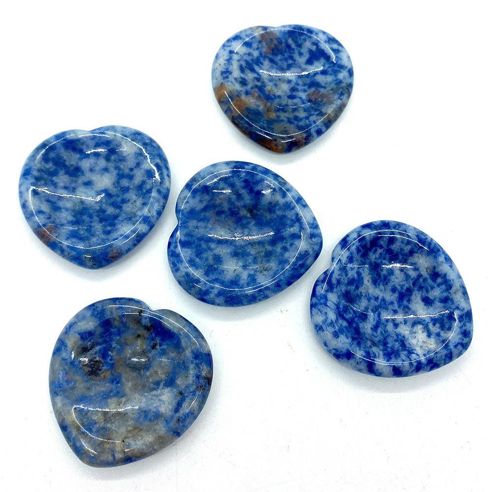 Heart Shape Natural Stone Beads With Smooth Polished Finish, 1 PCS Package For Jewelry Making