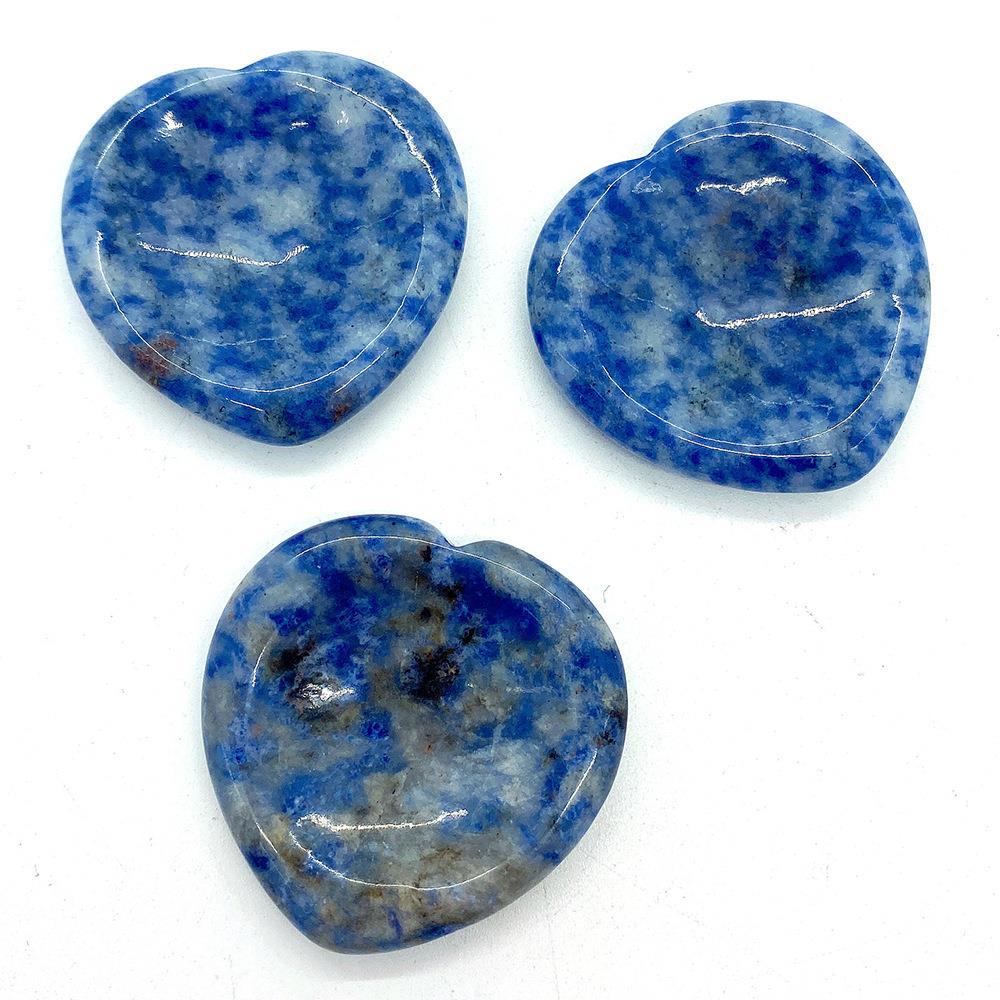Heart Shape Natural Stone Beads With Smooth Polished Finish, 1 PCS Package For Jewelry Making