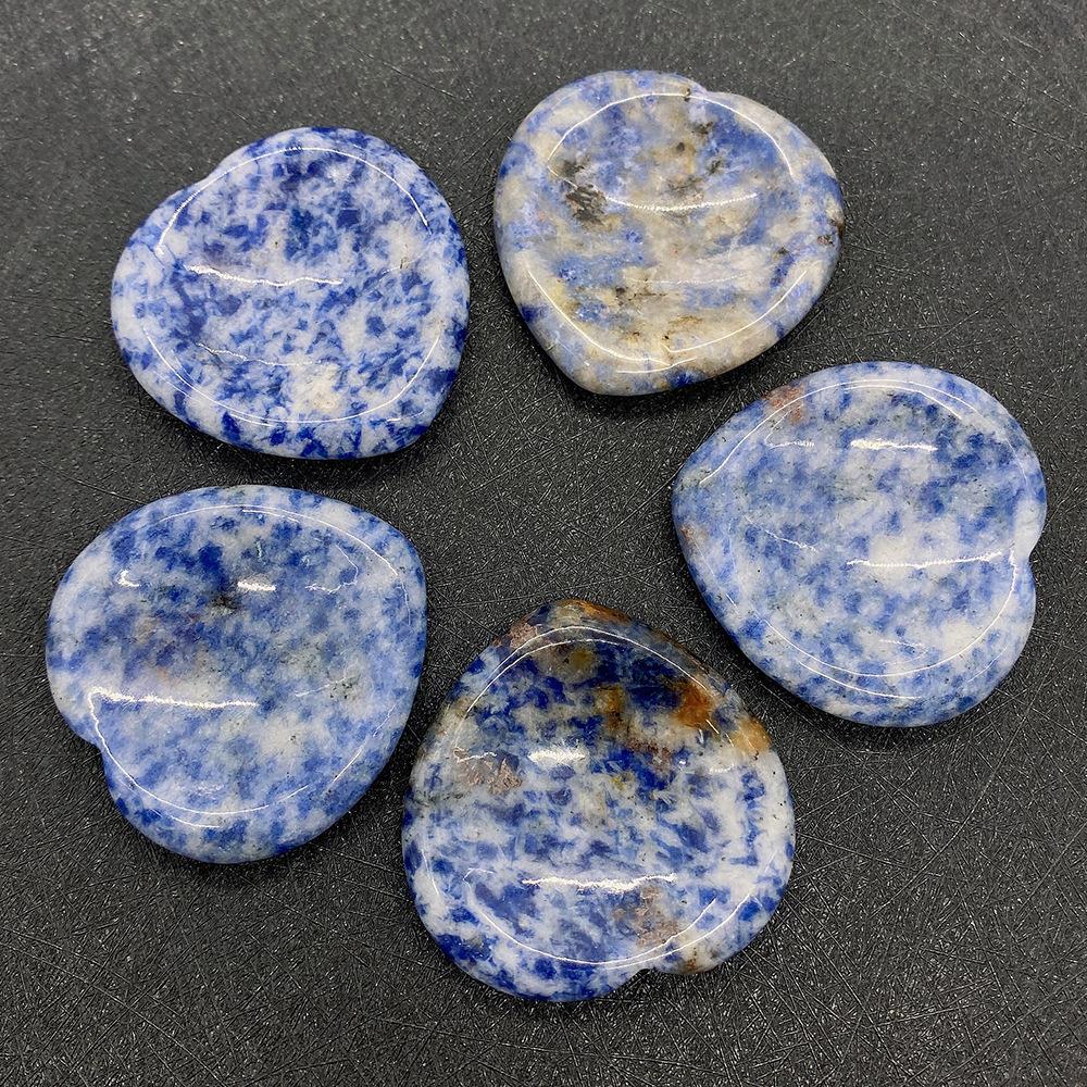 Heart Shape Natural Stone Beads With Smooth Polished Finish, 1 PCS Package For Jewelry Making