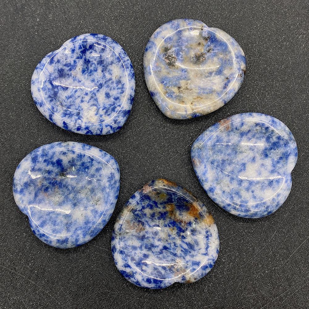 Heart Shape Natural Stone Beads With Smooth Polished Finish, 1 PCS Package For Jewelry Making