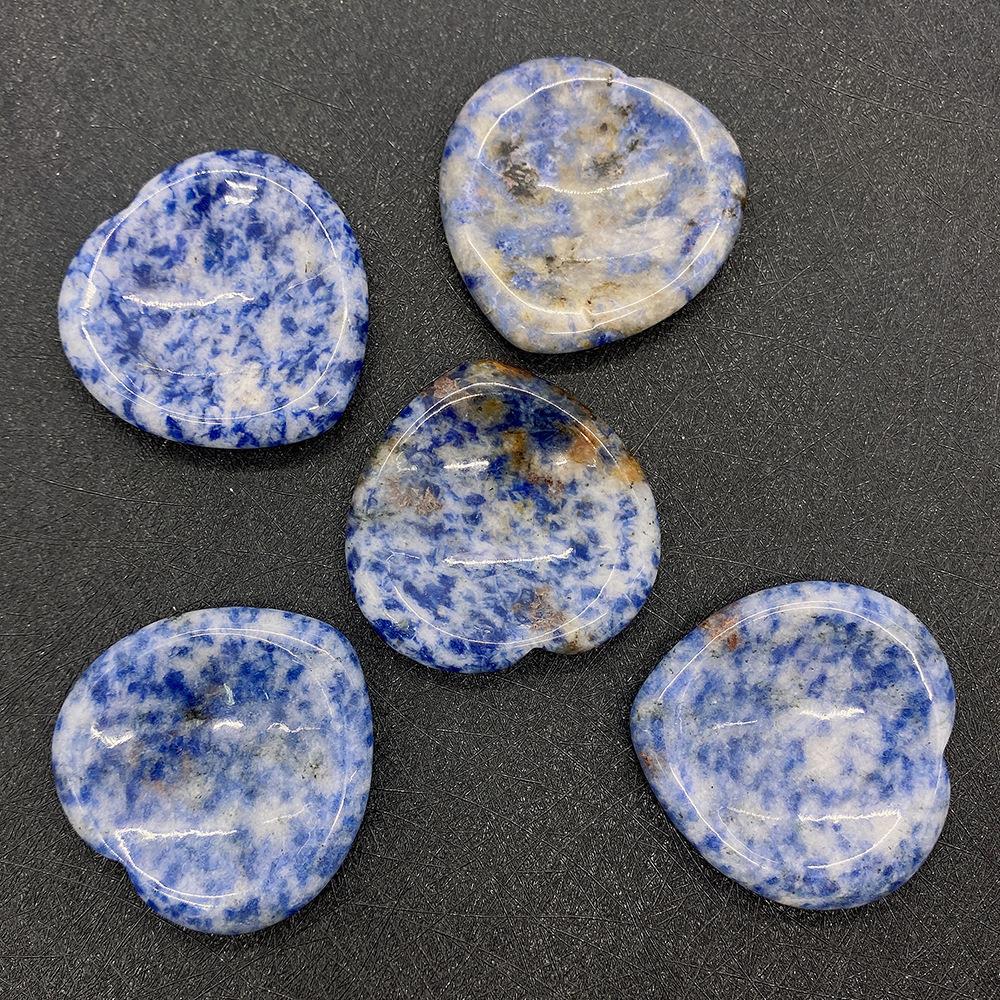 Heart Shape Natural Stone Beads With Smooth Polished Finish, 1 PCS Package For Jewelry Making