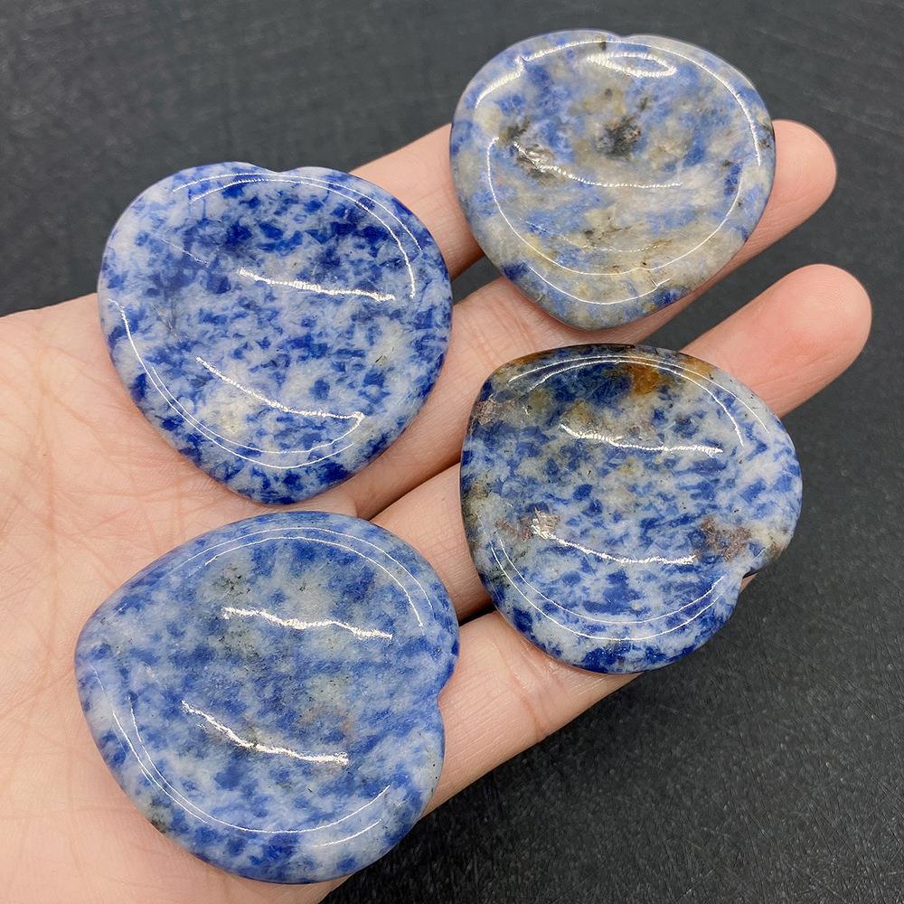 Heart Shape Natural Stone Beads With Smooth Polished Finish, 1 PCS Package For Jewelry Making