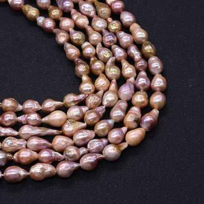 Irregular Baroque Style Freshwater Pearl Beads With 10mm Diameter For Jewelry Making