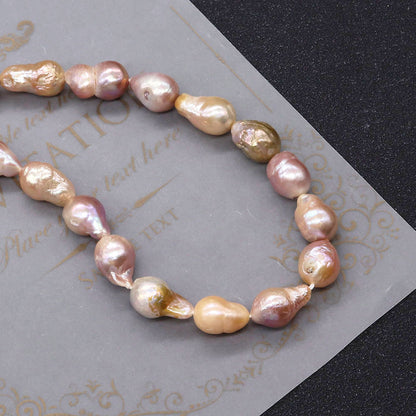Irregular Baroque Style Freshwater Pearl Beads With 10mm Diameter For Jewelry Making