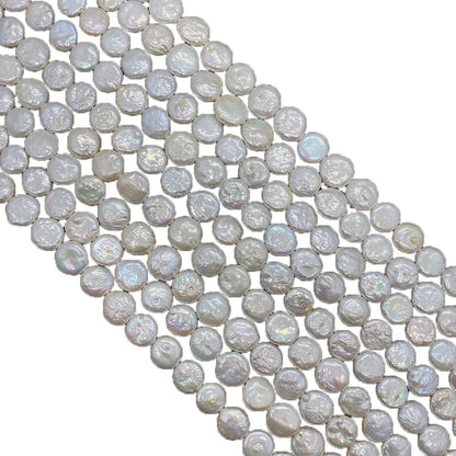 Freshwater Pearl Beads Featuring Polished Finish And Center-Drilled Holes In Baroque Style For Jewelry Making