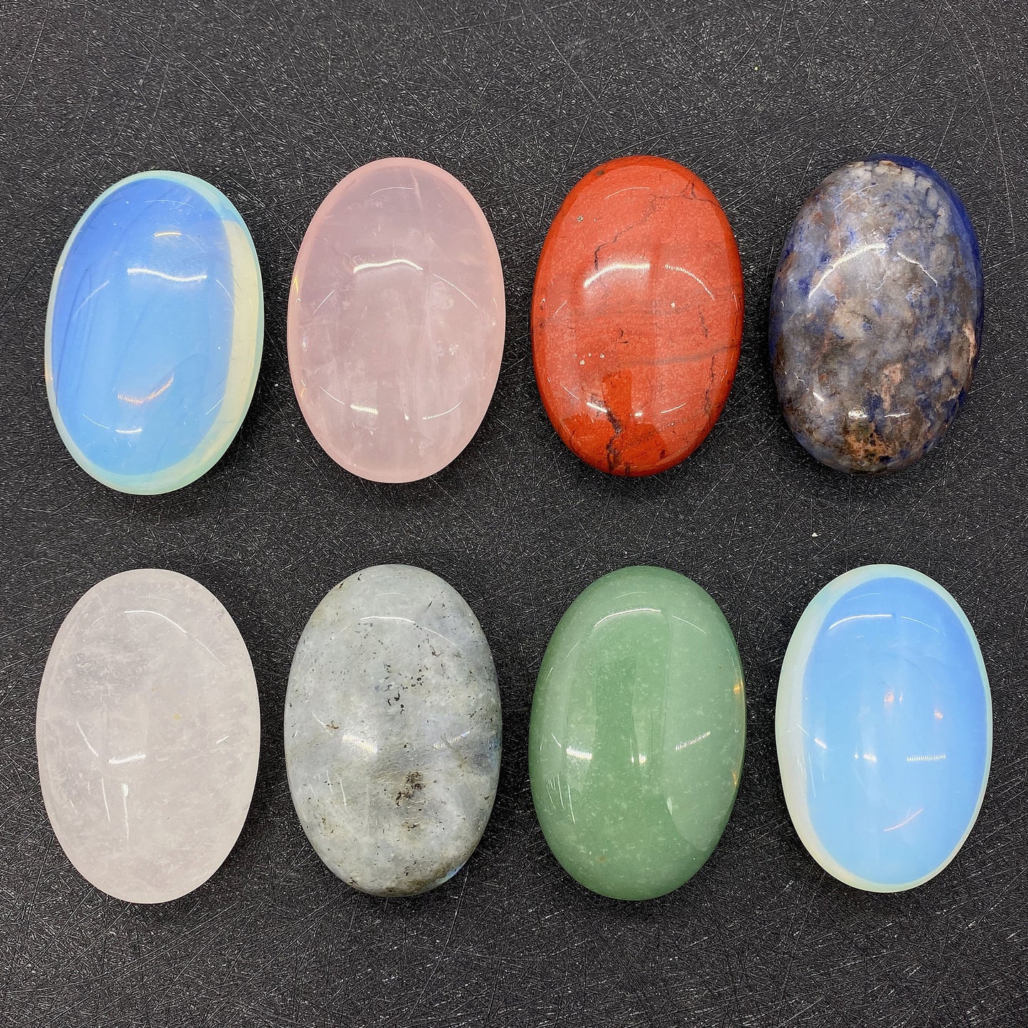 Swan Natural Stone Beads With Polished October Birthstone Opal Inlay For Jewelry Making