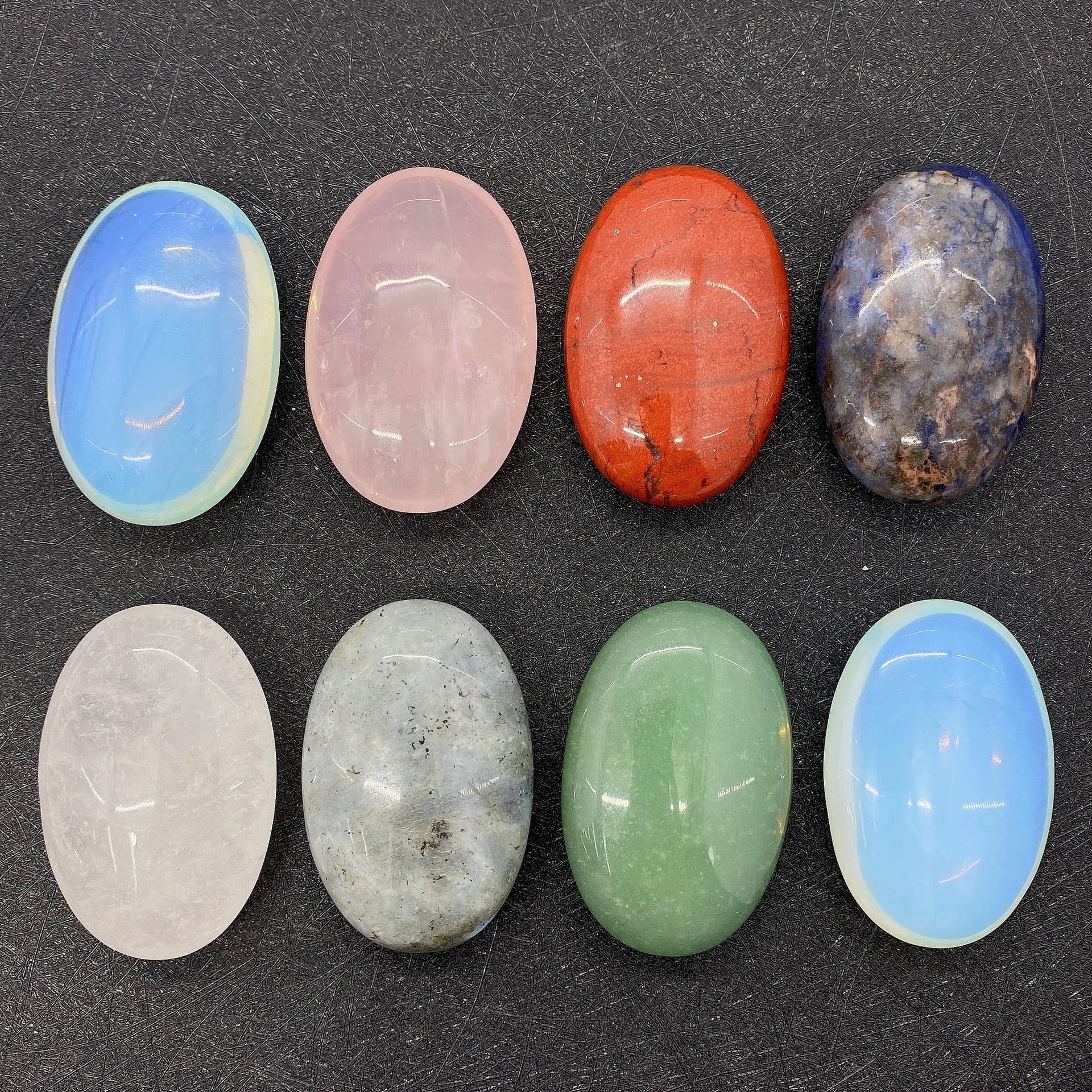 Swan Natural Stone Beads With Polished October Birthstone Opal Inlay For Jewelry Making
