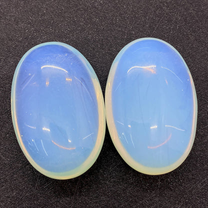 Swan Natural Stone Beads With Polished October Birthstone Opal Inlay For Jewelry Making