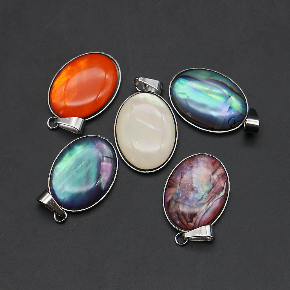 Mermaid Shell Pendant Featuring Electroplated Craftsmanship For Unique Jewelry Making