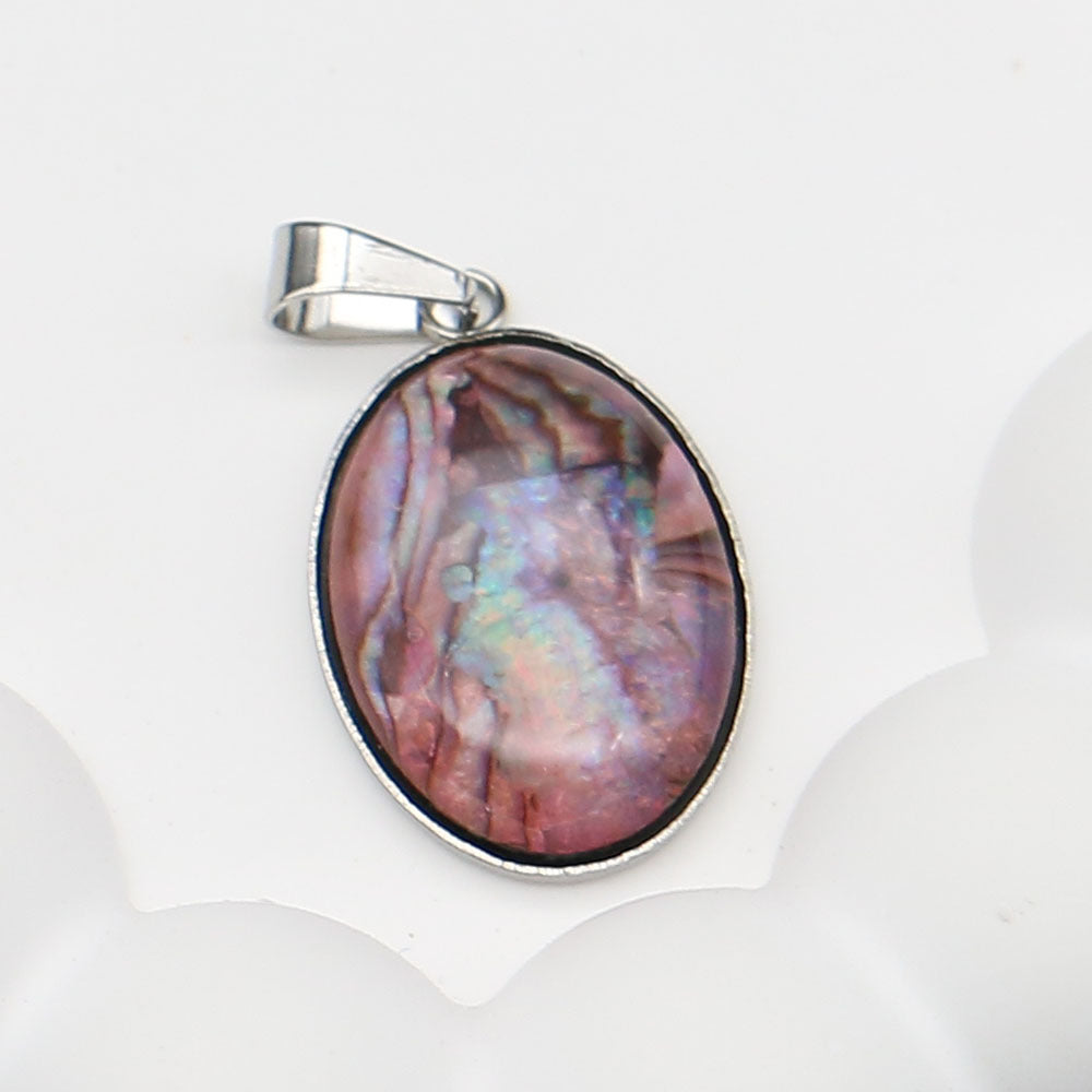 Mermaid Shell Pendant Featuring Electroplated Craftsmanship For Unique Jewelry Making