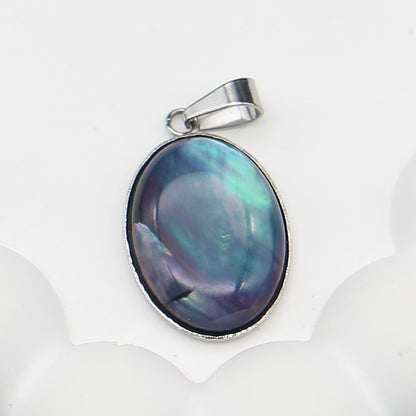 Mermaid Shell Pendant Featuring Electroplated Craftsmanship For Unique Jewelry Making