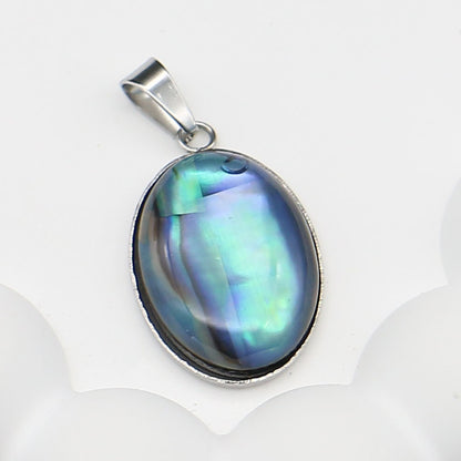 Mermaid Shell Pendant Featuring Electroplated Craftsmanship For Unique Jewelry Making