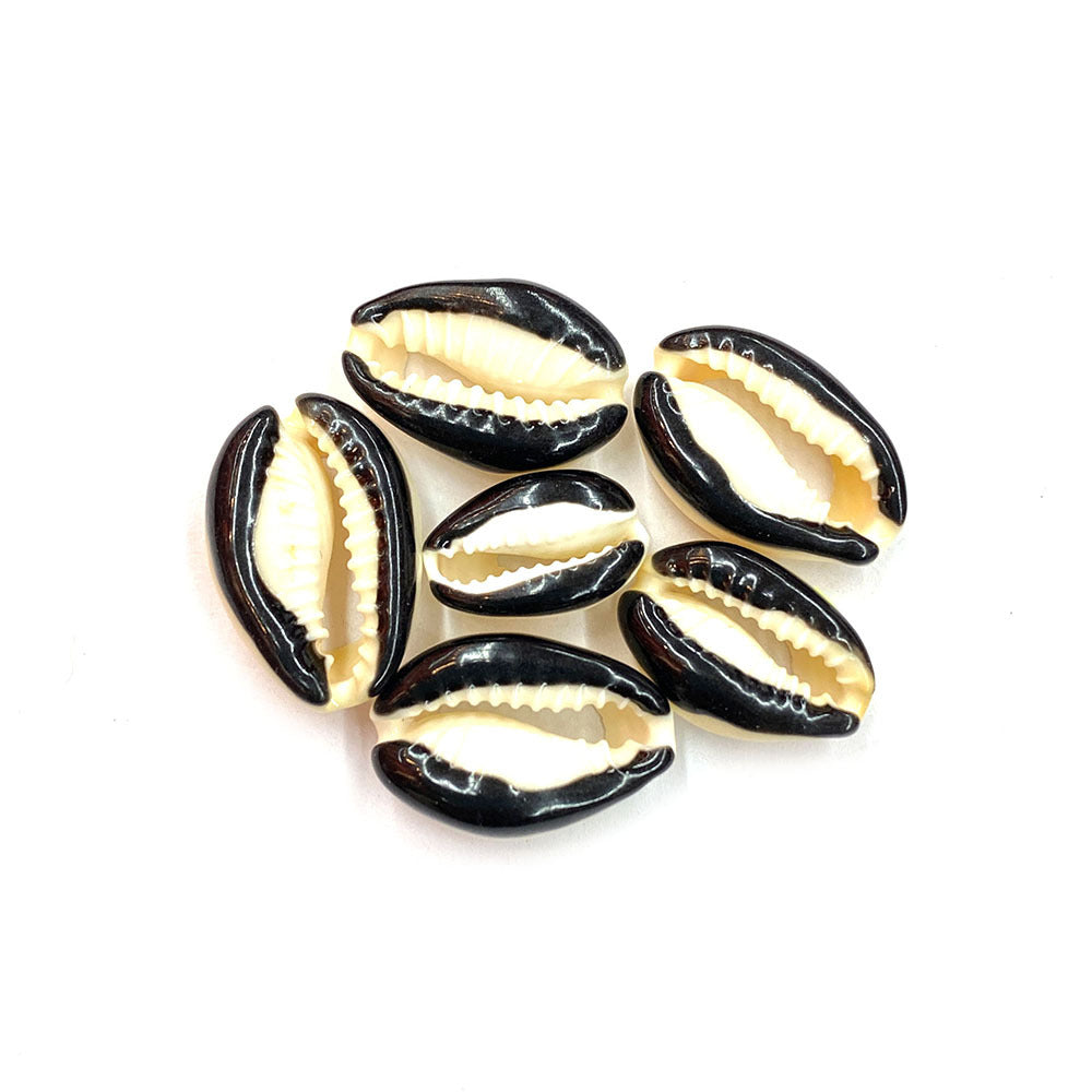 20 PCS Conch Shell Beads For Jewelry Making In Green Featuring Bleach Craftsmanship With Baroque Style