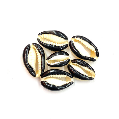 20 PCS Conch Shell Beads For Jewelry Making In Green Featuring Bleach Craftsmanship With Baroque Style