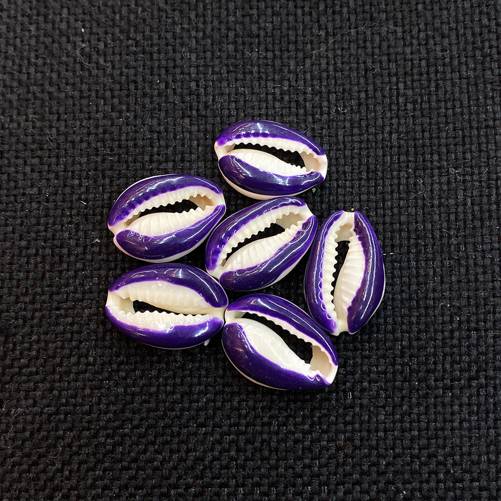 20 PCS Conch Shell Beads For Jewelry Making In Green Featuring Bleach Craftsmanship With Baroque Style
