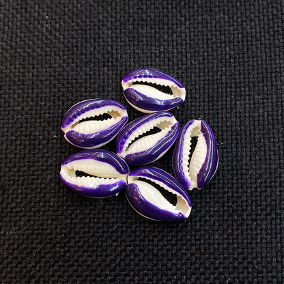 20 PCS Conch Shell Beads For Jewelry Making In Green Featuring Bleach Craftsmanship With Baroque Style
