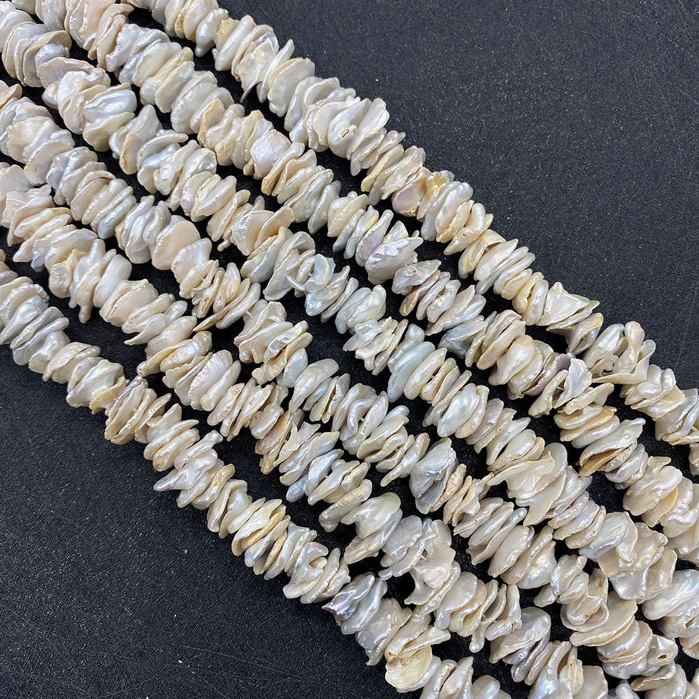 Irregular Natural Freshwater Pearl Beads Featuring Baroque Style For Jewelry Making