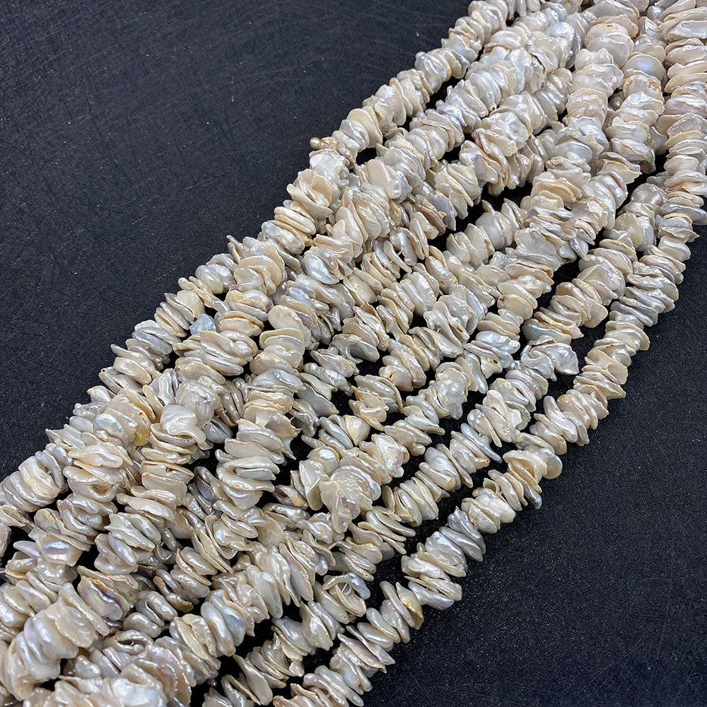 Irregular Natural Freshwater Pearl Beads Featuring Baroque Style For Jewelry Making
