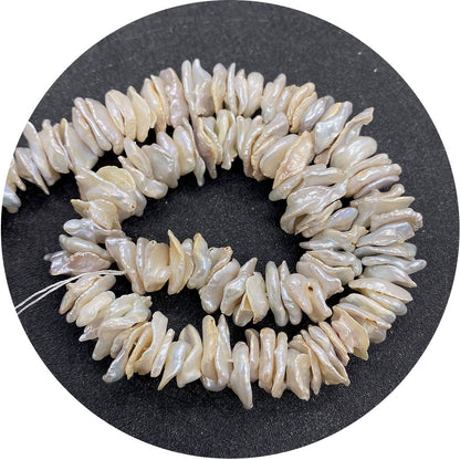 Irregular Natural Freshwater Pearl Beads Featuring Baroque Style For Jewelry Making