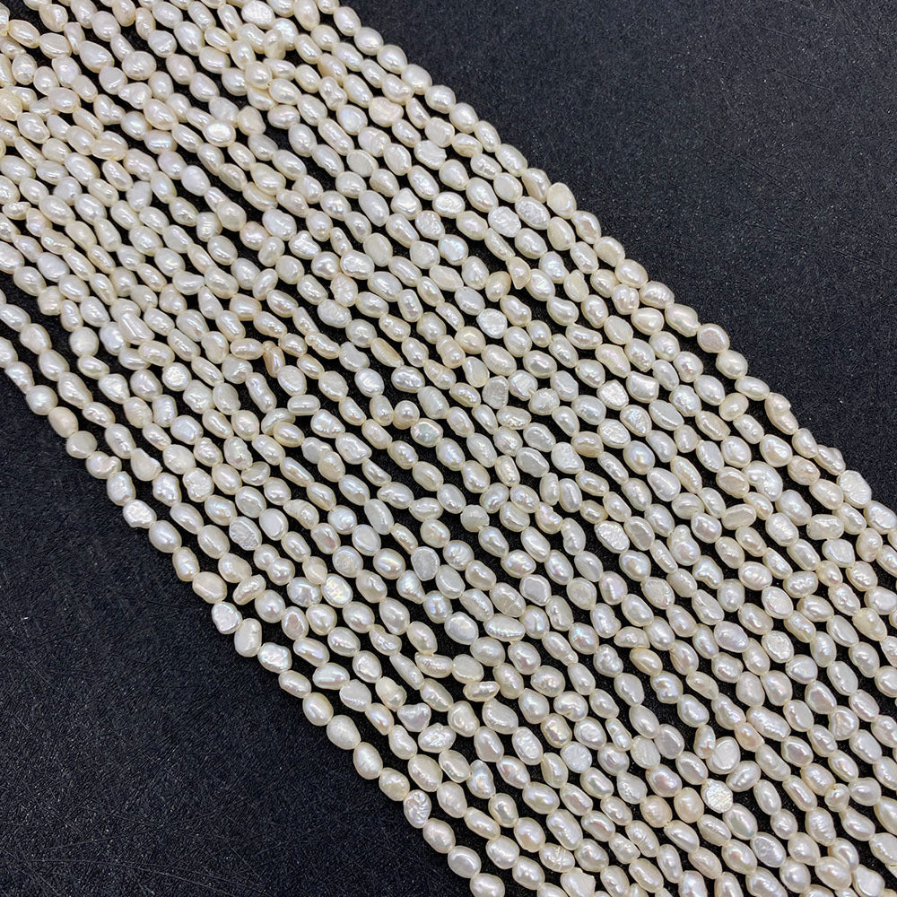 Polished Freshwater Pearl Beads With Smooth Surface And Irregular Craft, Hole Size 6~9.9mm For Jewelry Making